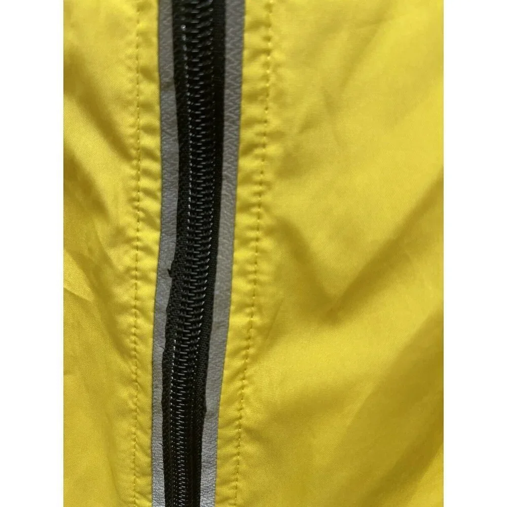 Cannondale Jacket Rain Shell Windbreaker Yellow Size Small